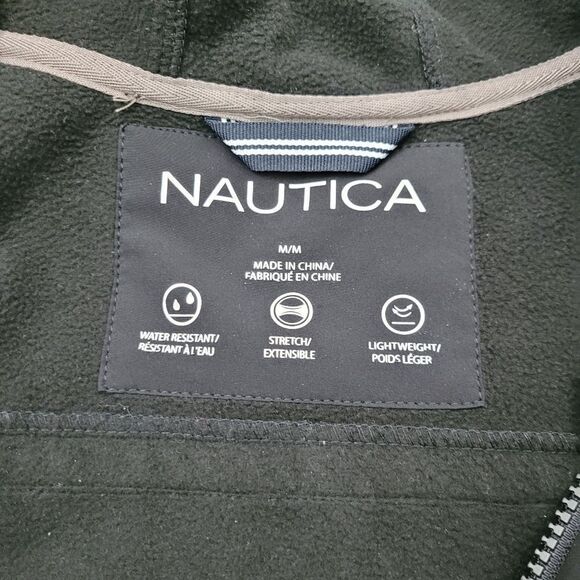 Nautica Black Zip Up Hoodie Jacket Size: M - Picture 14 of 14